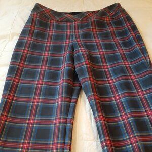 Tanjay Plaid Pants. Size Large.
